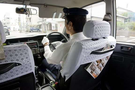 การนั่งแท็กซี่ญี่ปุ่น