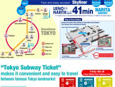 Keisei Skyliner & Tokyo Subway Ticket ไปกลับสนามบินและทั่วโตเกียวสุดประหยัด
