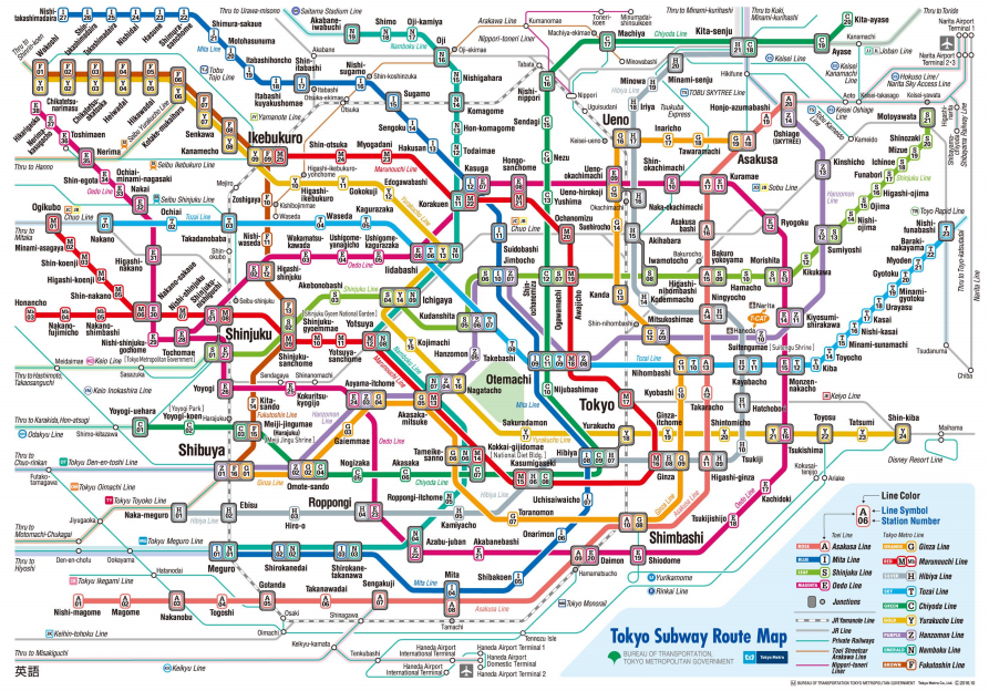 แผนที่รถไฟใต้ดิน