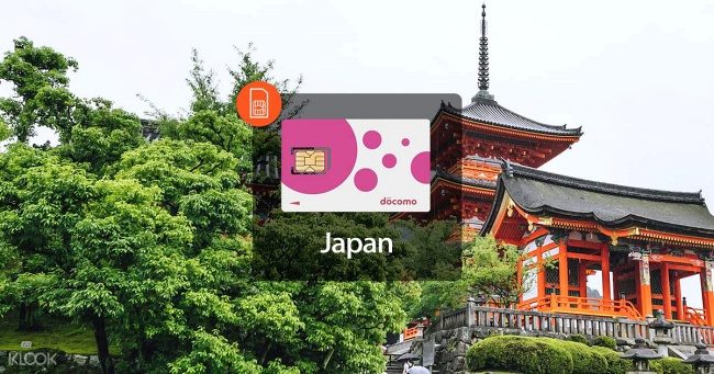 4G ซิมการ์ด สำหรับใช้ในญี่ปุ่น