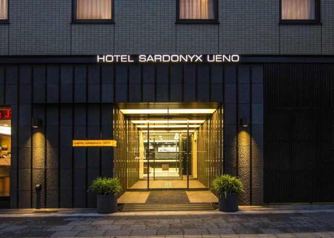 Hotel Sardonyx Ueno ใกล้แหล่งช้อปปิ้ง เดินทางสะดวก ห้องพักสบาย ใกล้สถานีรถไฟ