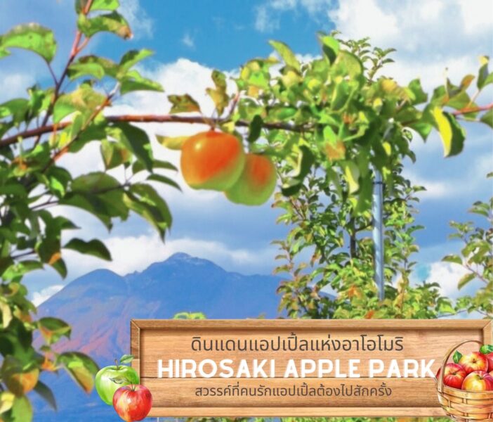 ดินแดนแอปเปิ้ลแห่งอาโอโมริ (Hirosaki Apple Park) สวรรค์ที่คนรักแอปเปิ้ลต้องไปสักครั้ง