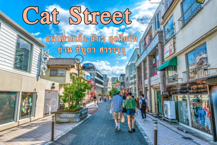 Cat Street ถนนสายเล็ก ลับๆ สุดคึกคักย่าน ชิบูย่า ฮาราจุกุ