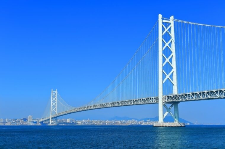 สะพานอะคะชิ ไคเคียว ( Akashi Kaikyo Bridge ) พาเที่ยวสะพานแขวนที่ยาวที่สุดในโลก พร้อมชมวิวยามค่ำคืนที่หาดูจากที่ไหนไม่ได้ !!!!