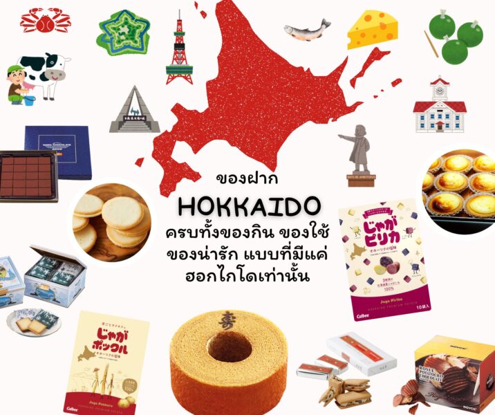 ของฝากจากฮอกไกโด ครบทั้งของกิน ของใช้ ของน่ารัก แบบที่มีแค่ฮอกไกโดเท่านั้น