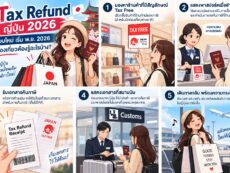 Tax Refund ญี่ปุ่น 2026 ระบบใหม่ เริ่ม พ.ย. 2026 นักท่องเที่ยวต้องรู้อะไรบ้าง?